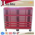 Heavy duty industrial use workshop drawer tool box roller cabinet